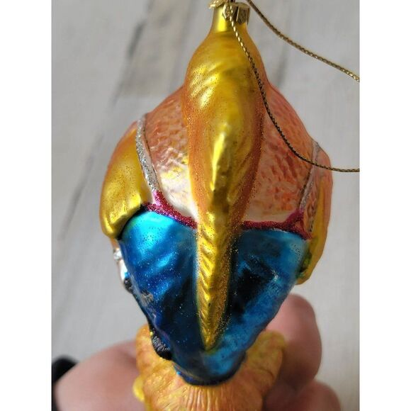 Vintage December diamonds Goldie fish blown glass ornament Xmas decor - Picture 8 of 9